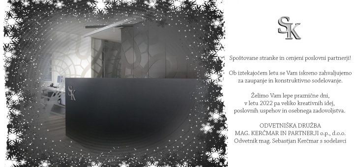 *2022* Želimo Vam lepe praznične dni!